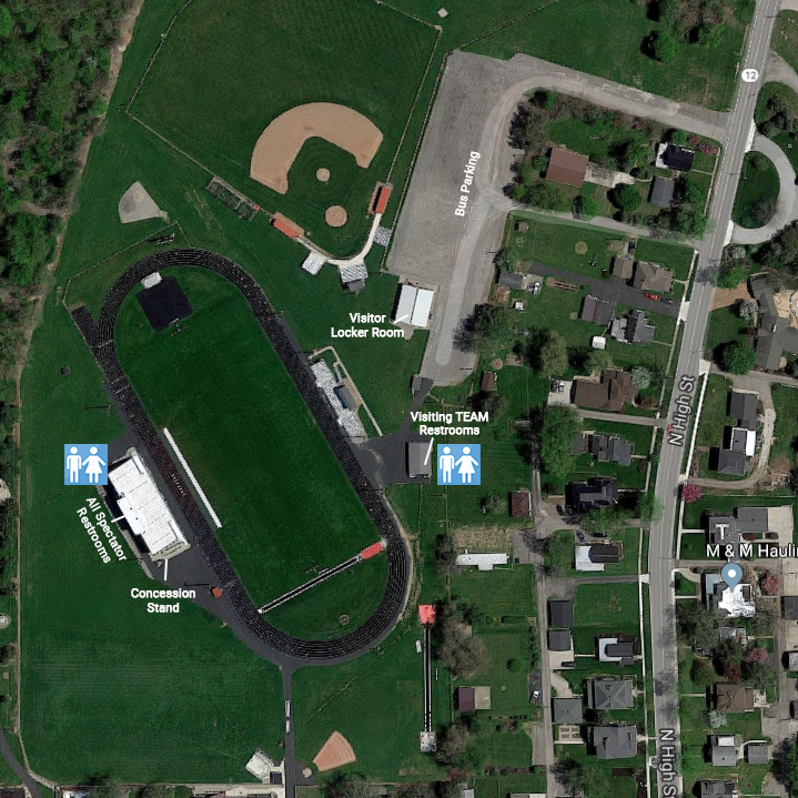 Columbus Grove Football Facility Map